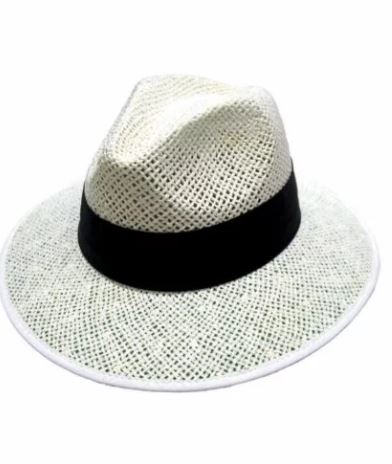 Avenel Desmond White Openweave Panama Hat