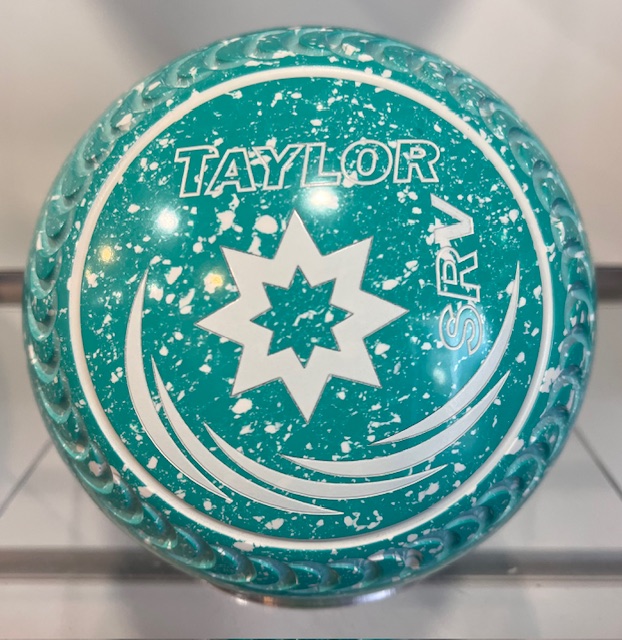 Taylor SRV Size 00 Gripped Mint/White Star.