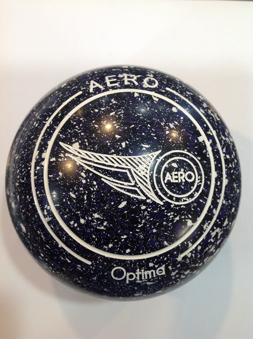 Aero Optima 4 heavy non- grip, purple/white/black speckles, stamped 32, T164070