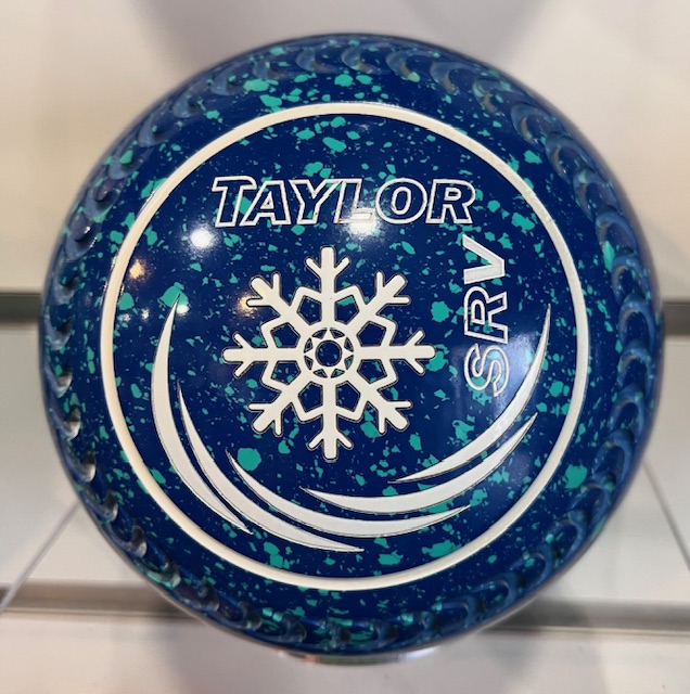 Taylor SRV Size 3 Gripped Blue/mint Snowflake