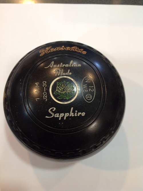 Sapphire, 1 heavy grip, black, stamped 12, T159560