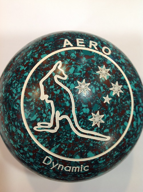 Aero Dynamic 3 heavy non-grip, grn/mar/grn speckles, stamped 29, T164910