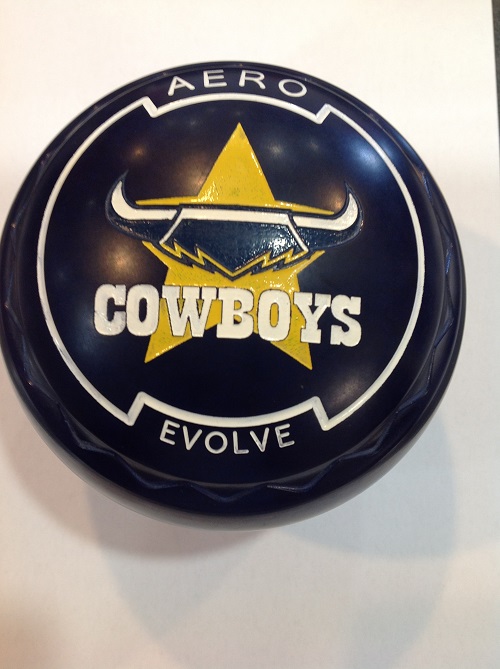 Aero Evolve 3.5 heavy grip dark blue with yellow ( COWBOYS) stamped 32, T164820