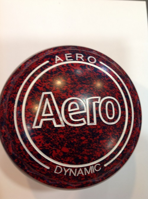 Aero Dynamic 4 heavy grip, red and black speckles, stamped 33, T166390