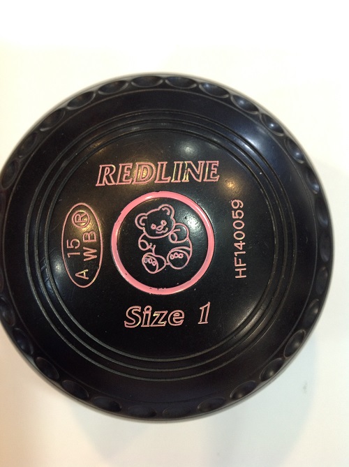 Redline 1 heavy grip, black, stamped 15, T166560