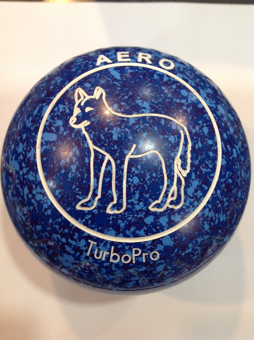 Aero Turbo Pro 3 heavy grip, blue with purple and blue speckles, stamped 33, T166740